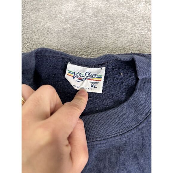 Vintage University Of California Berkeley Sweatshirt Men's Size XL Blue - Picture 7 of 12